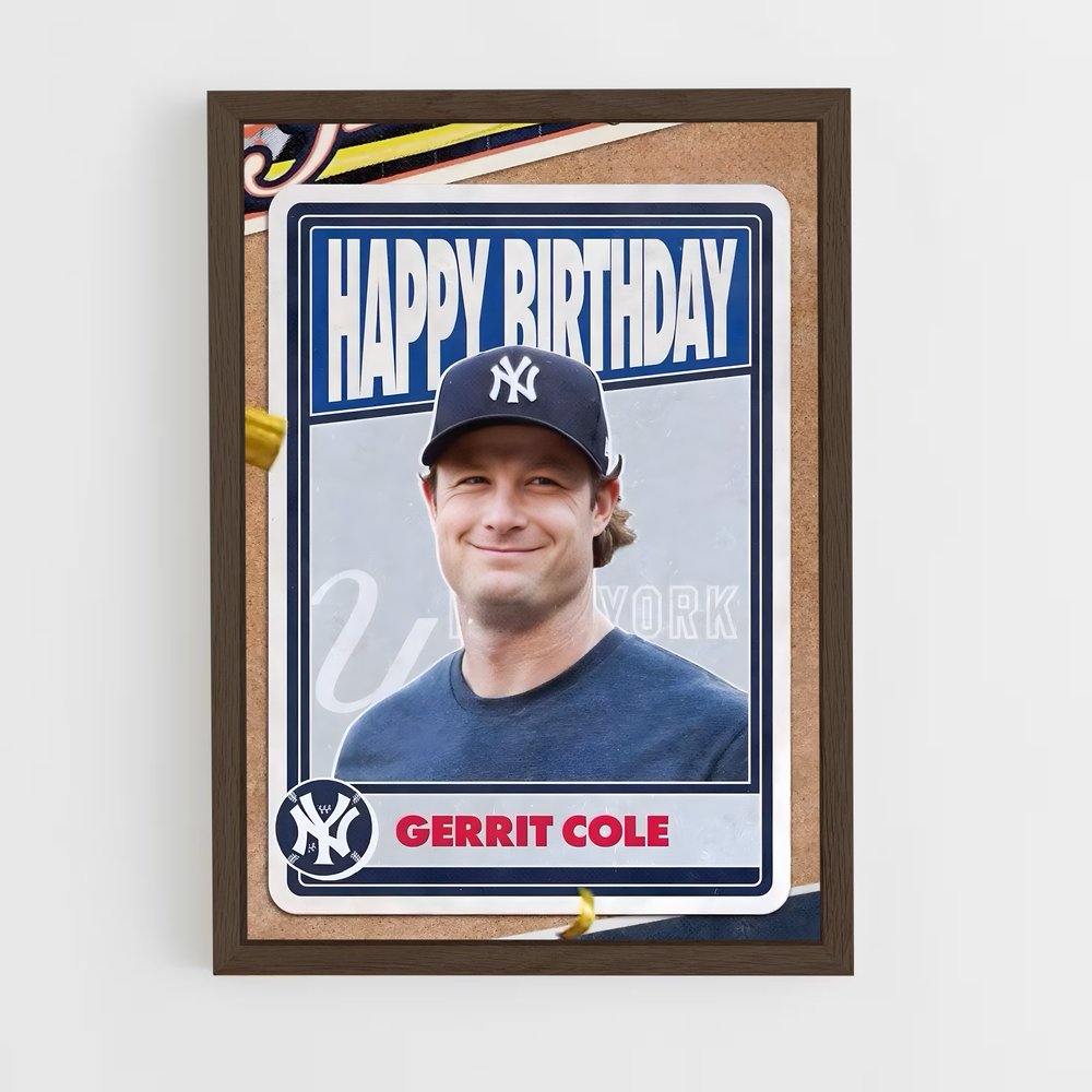 Poster Gerrit cole roi – affiche Baseball (vue 5)